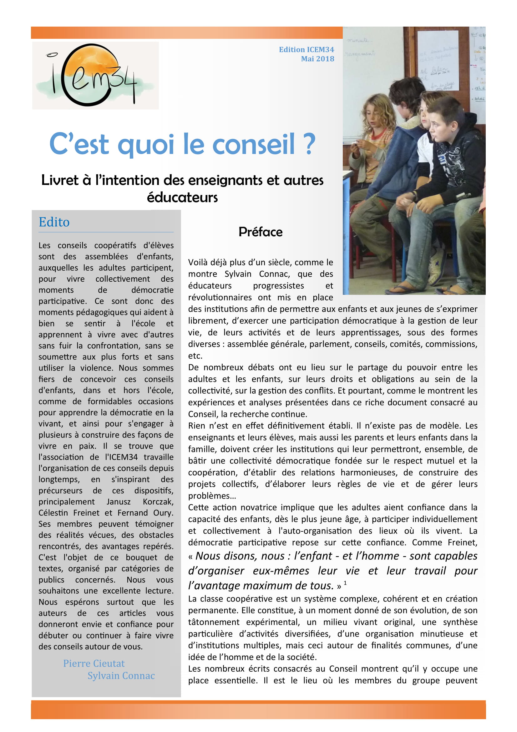 Livret le conseil de coopération
